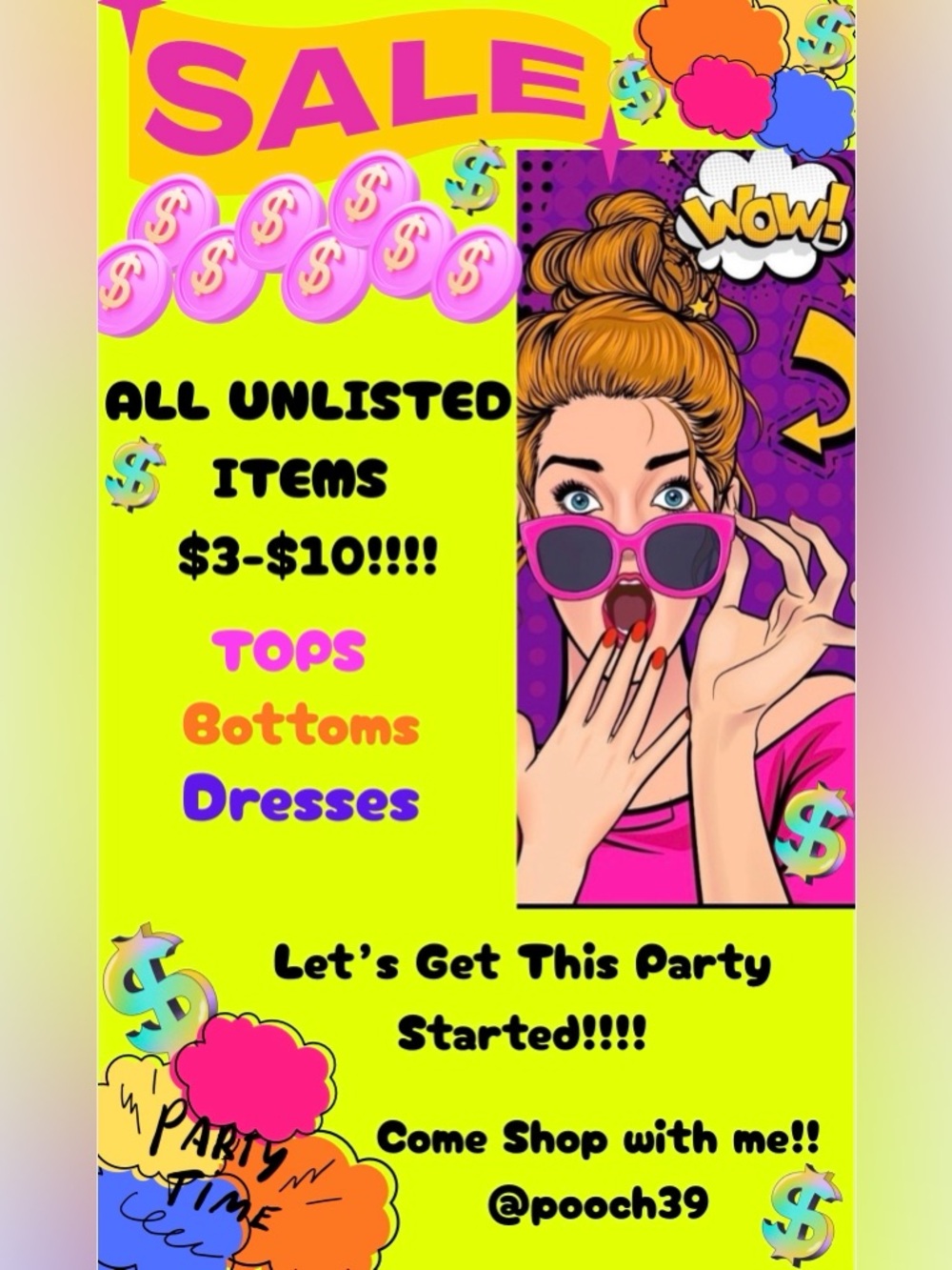 LETS GET THIS PARTY STARTED!!!! LOW STARTS! ALL UNLISTED $3-$10!